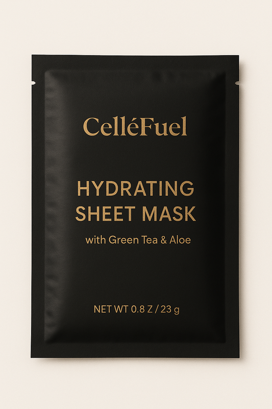 CelleFuel Hydrating sheet mask with Green Tea and Aloe